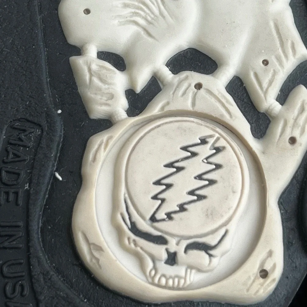 Grateful Dead Dead Tread Leather Sandals Mens 7 Womens 9 Festival Y2K Hippie VTG